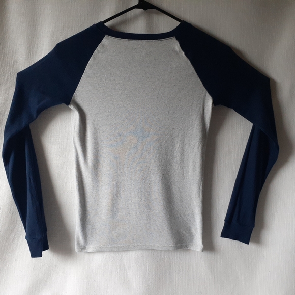 World's best kid gray/navy long sleeve t-shirt - Picture 7 of 8